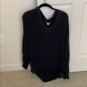 American Eagle Black Knit Sweater